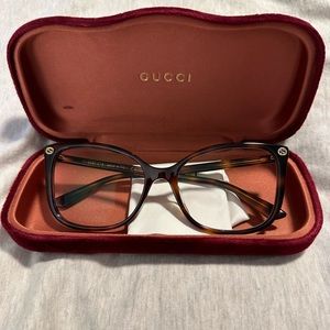 Authentic Gucci GG0026O eyeglasses.